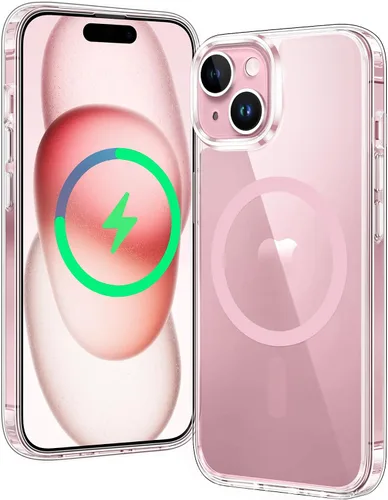 Miniatura 1541 de FNTCASE Funda para iPhone 13 Pro-Max: Fundas magnéticas transparentes compatibles con Magsafe Slim anti amarillamiento protección contra caídas