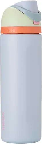 Miniatura 19 de Owala FreeSip - Botella de agua aislada de acero inoxidable con popote, botella de agua deportiva sin BPA, ideal para viajes, 32 onzas, verde putting