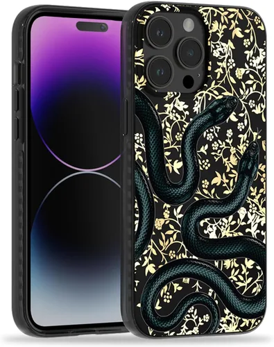 Miniatura 40 de SCORPIFY Funda para iPhone 14 [compatible con MagSafe] con diseño de mármol azul fantasía, bonita funda magnética para teléfono para mujeres, niñas