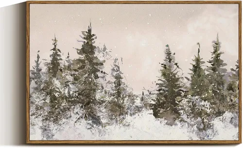 Miniatura 96 de VIYYIEA Arte de Pared en Lienzo Enmarcado Decoración del Hogar, Decoración de Granja Valles Ondulantes bajo Cielos Despejados Pintura de Pared