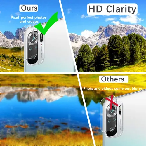 Miniatura 7 de Anbzsign[2 unidades] Protector de lente de cámara y [2 unidades] Protector de pantalla de privacidad para Xiaomi Redmi Note 10 / Redmi Note 10S