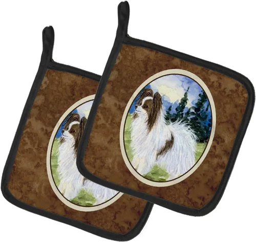 Miniatura 85 de Caroline's Treasures SS8617PTHD - Juego de soportes para ollas de cocina resistentes al calor, almohadillas calientes para horno para cocinar, Husky