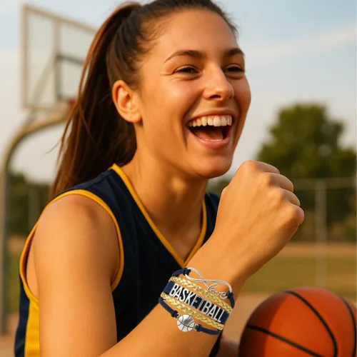 Miniatura 53 de Infinity Collection - Pulsera de baloncesto de regalo para equipos y jugadores