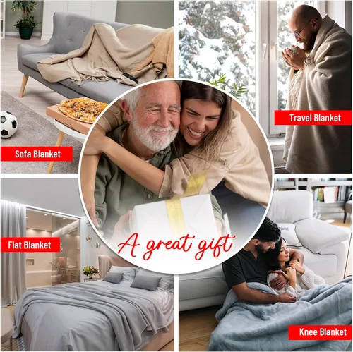 Miniatura 16 de Manta personalizada con foto/texto, manta con imagen personalizada, regalos de amor, regalos personalizados para parejas para novio, novia, esposa