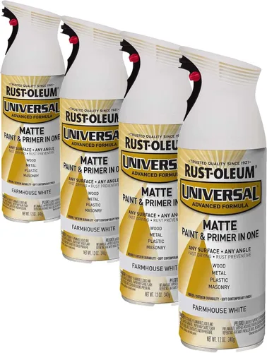 Miniatura 14 de Rust-Oleum 245197 Pintura en aerosol universal para todas las superficies, 12 onzas, negro satinado