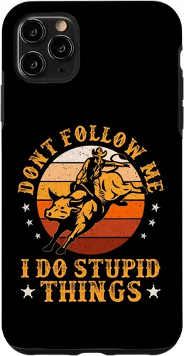 Miniatura 28 de Carcasa vintage para iPhone XS Max Don't Follow Me I Do Stupid Things