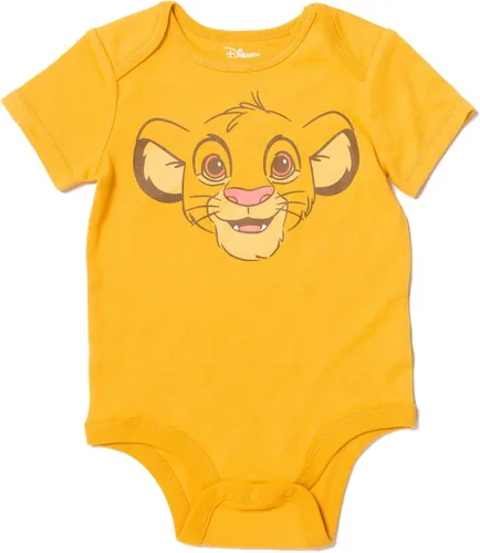 Miniatura 5 de Disney Mickey Mouse Minnie Mouse Lion King Winnie The Pooh Baby Bodysuit Pants and Hat 3 Piece Outfit Set Newborn to Infant