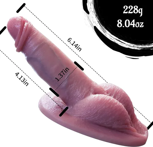 Miniatura 6 de Consolador pequeño para principiantes, Reproduction consolador real hecho a mano, juguete sexual para adultos de pene realista y realista.