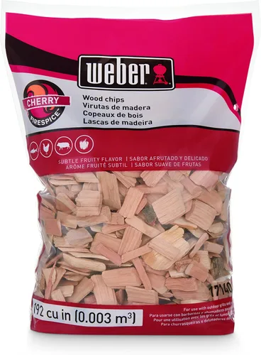 Miniatura 7 de Weber Briquetas de madera de nuez pecán, para asar y ahumar, 2 lb.