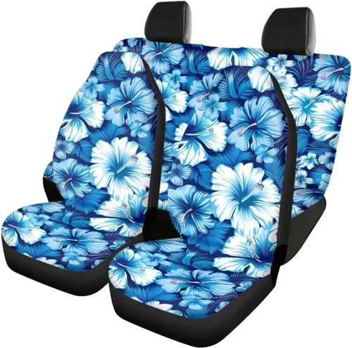 Miniatura 31 de Howilath 250 USA Anniversary - Juego de 4 fundas de asiento de automóvil de ajuste universal para asientos delanteros y traseros para uso en todas