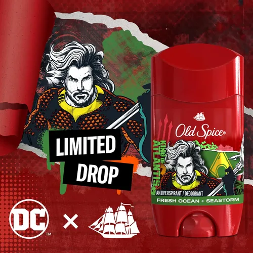 Miniatura 6 de Old Spice Desodorante antitranspirante para hombres, frescura 24/7 y aroma duradero, protección duradera 24/7 contra sudor y olor, olor a héroe