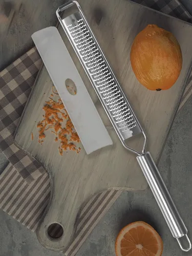 Miniatura 9 de Rallador profesional extra grueso para papas, calabacines, zanahorias, manzanas, repollo y queso, rallador de cocina con hoja de acero inoxidable