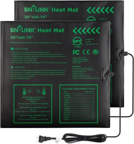Miniatura 9 de BN-LINK Tapete térmico de semillas para semillas de 10 x 20.75 pulgadas, paquete de 4 unidades de margaritas encadenables, impermeables