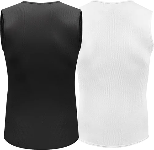 Miniatura 3 de Przewalski Mens Sleeveless Cycling Undershirt Quick Dry Bike Base Layer Vests Breathable Tops Bicycle Clothing