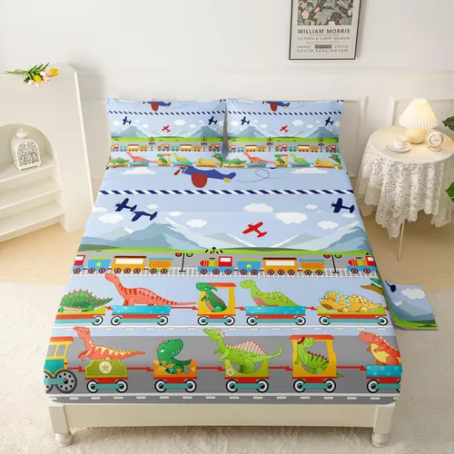Miniatura 43 de QOOMO Ropa de cama Kawaii Axolotl para niños y niñas, diseño de flor de cerezo rosa, juego de ropa de cama súper suave para niños, con estrellas