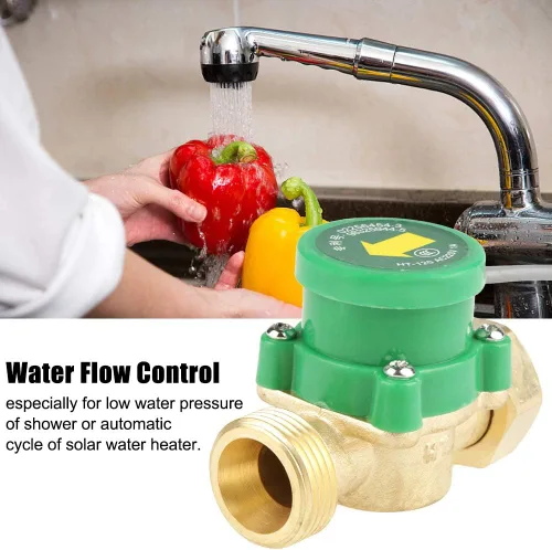 Miniatura 4 de Interruptor de sensor de flujo de agua, interruptor de bomba de agua de resistencia a altas temperaturas, alta sensibilidad para ducha