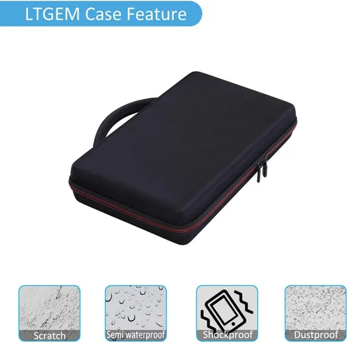 Miniatura 8 de LTGEM - Funda rígida de EVA para Novation Launchkey Mini teclado USB de 25 notas controlador MK2 - Bolsa protectora de viaje para almacenamiento