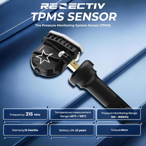 Miniatura 3 de RENECTIV Sensor GM TPMS, sensor de sistema de monitoreo de presión de neumáticos (TPMS) apto para Buick Cadillac Chevrolet GMC Pontiac