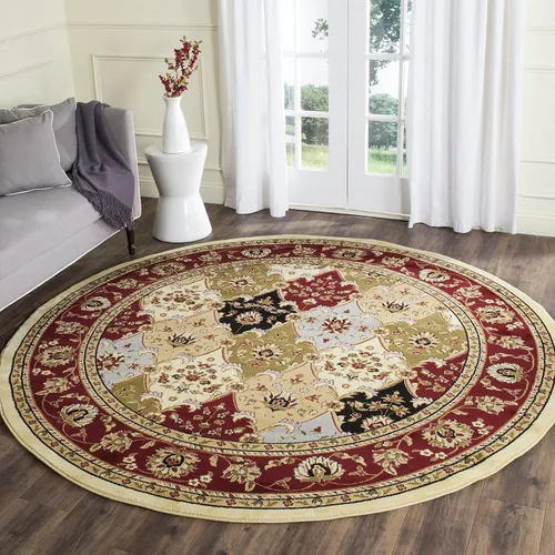 Miniatura 8 de SAFAVIEH Lyndhurst Collection - Alfombra de pasillo, 2 pies 3 pulgadas x 6 pies, multicolor y rojo, diseño oriental tradicional, no desprende pelusa