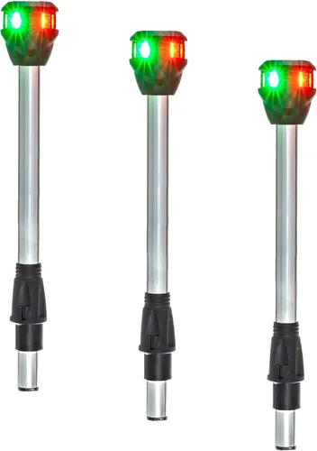 Miniatura 10 de Attwood NV6LC2-10-7 Luz de navegación marina bicolor LightArmor LED, 10 pulgadas, rojo/verde