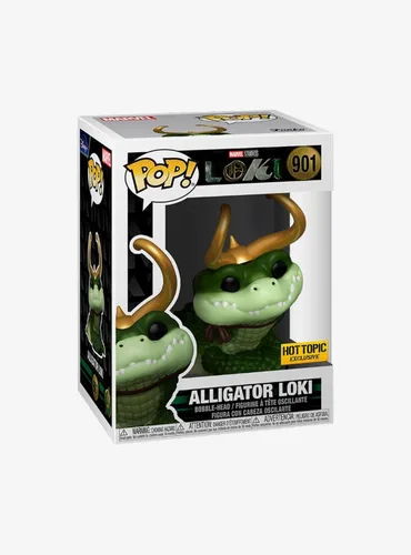 Miniatura 2 de Funko Marvel Loki Pop! Alligator Loki Vinilo Bobble-Head Hot Topic Exclusivo Multi None
