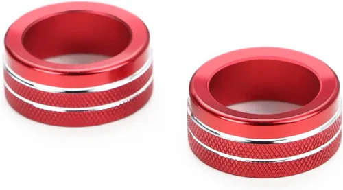 Miniatura 7 de Auovo Fundas para perilla de radio compatibles con accesorios Volkswagen VW, Tiguan Taos, Jetta, Atlas, Arteon, golf, aleación de aluminio, cubierta