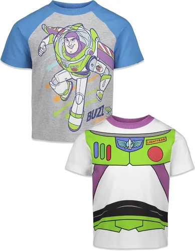 Miniatura 50 de Disney Paquete de 2 camisetas para bebés y niños grandes (12 meses - 14-16)