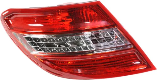 KarParts360 Para Mercedes-Benz C300 luz trasera Asamblea 2008 09 10 2011 lado conductor LED tipo w/bombillas para MB2800128
