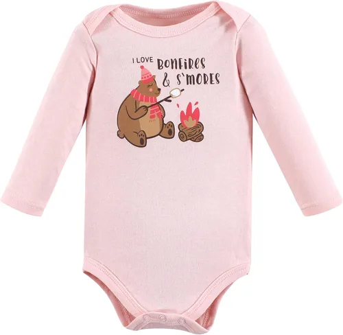 Miniatura 3 de Hudson Baby Body unisex de algodón de manga larga, para bebé