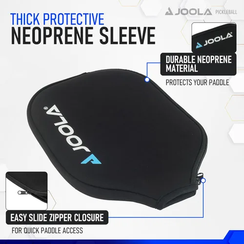 Miniatura 2 de JOOLA Funda universal para paletas de pickleball – Funda de neopreno para todas las paletas de pickleball – Accesorio para raquetas estándar, anchas