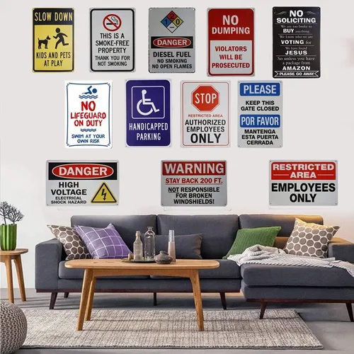 Miniatura 4 de Letreros de metal para decoración de pared, diseño de mapache pequeño, lata, retro, regalos divertidos para juegos, cafeterías, pub, cerveza, club