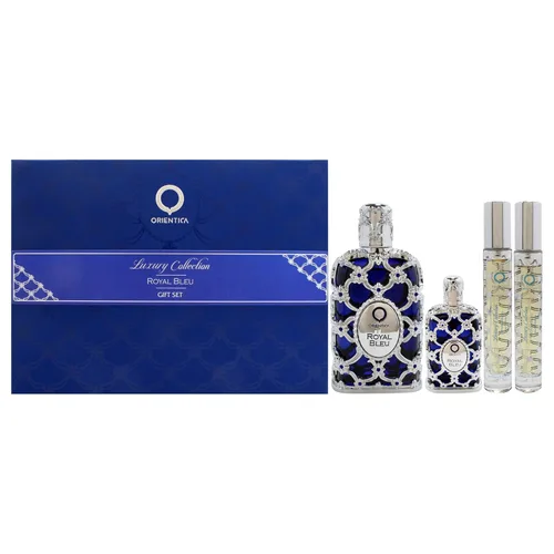 Miniatura 10 de Orientica Luxury Collection Royal Bleu Eau De Parfum 0.25 oz / 0.3 fl oz Mini Splash – Amaderado, Picante, Vainilla, Cardamomo, Bergamota, Lavanda