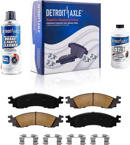 Miniatura 141 de Detroit Axle - Pastillas de Freno para Nissan Altima Sentra 350Z Juke INFINITI G35, Pastillas de Freno Cerámica Delanteras y Traseras Reemplazo