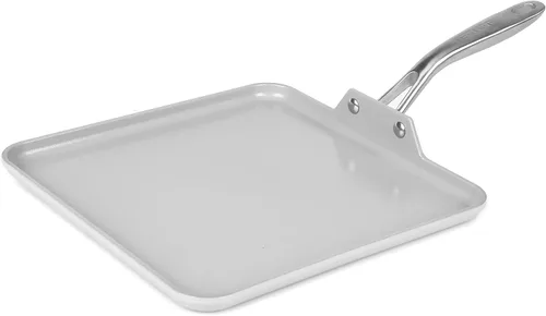 Miniatura 12 de TECHEF - CeraTerra - Sartén de cerámica antiadherente Tamagoyaki para tortilla japonesa, sartén para huevos, sin PTFE, PFAS y PFOA), listo