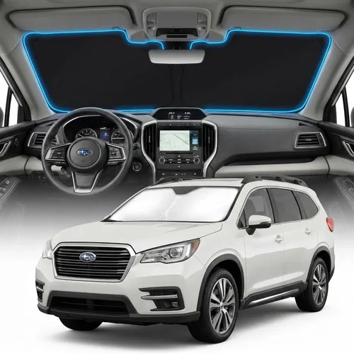 Miniatura 124 de Cubierta para parabrisas para BMW X1 E84 – Ajuste personalizado X1 E84 Accesorios 2016-2024 2025 Parasol plegable protección UV y escudo térmico