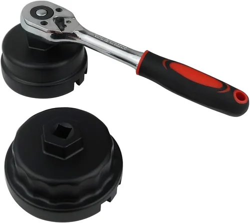 Miniatura 3 de Juego de 10 piezas de llaves extractoras de tapa de filtro de aceite, incluye 24 mm, 27 mm, 29 mm, 30 mm, 32 mm, 36 mm, 38 mm, 64 mm, kit de llaves