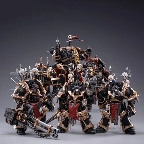 Miniatura 41 de Pipigirl Figuras de acción de soldado de licencia genuina 1/18, kits de modelos de guerrero extremo militar militar de 4 pulgadas Ultramarino