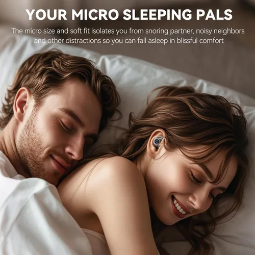 Miniatura 2 de Sleepals - Micro Auriculares para Dormir para Personas que Duermen de Lado, Audífonos para Dormir con Reducción de Ruido, Ajuste Suave y Cómodo
