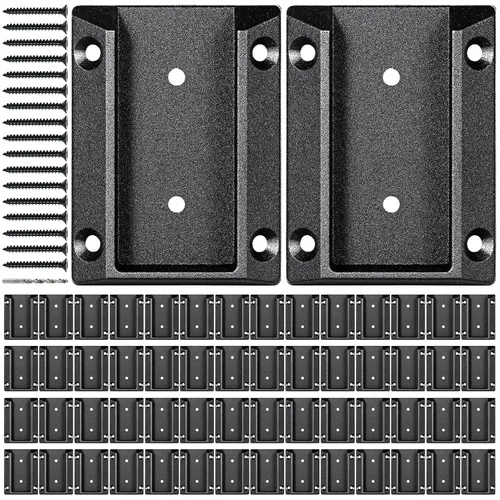 Miniatura 11 de ADC-12 Conector de soportes de barandilla de cubierta de aleación de aluminio, para 2 "x4 (Real: 1.5"x3.5") Conexión de postes de barandilla