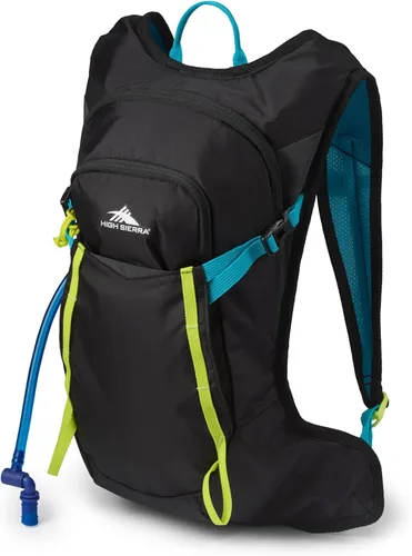 Miniatura 11 de High Sierra Hydrahike 2.0 Mochila de hidratación con bolsa de agua de 2L para correr, senderismo, campamento o ciclismo