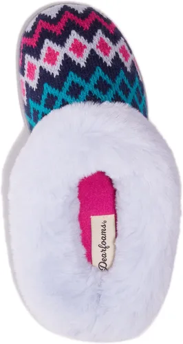 Miniatura 4 de Dearfoams Pantuflas de punto de chenilla Hannah para mujer