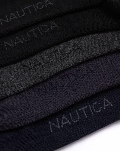 Miniatura 3 de Nautica Calcetines de vestir para hombre - Calcetines sólidos (10 unidades)