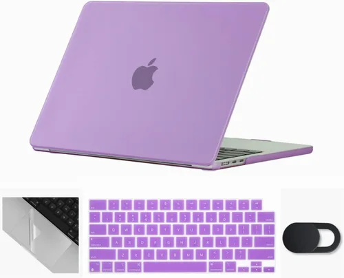Miniatura 17 de Se7enline Compatible con MacBook Air 2024 de 15 pulgadas M4 M3 M2 A2941/A3114/A3241 Funda rígida para laptop Mac Air 15.3, cubierta protectora