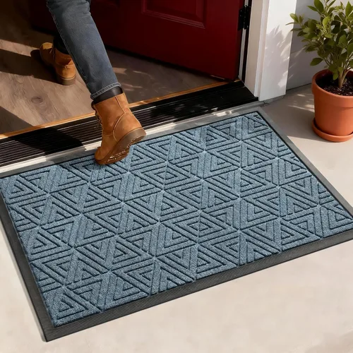Miniatura 76 de Yimobra Alfombra para Puerta Delantera Exterior Entrada 29.5x17, Impermeable Resistente Alfombras Exteriores para Puerta Delantera, Alfombra