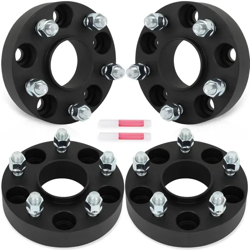 Miniatura 9 de Espaciadores de rueda de 1.25 pulgadas, 5 x 120, centrados en el cubo, 5 lengüetas, 14 x 1.5 2.634 in, compatibles con Envision 2019-2022 para SS