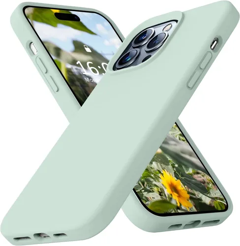 Miniatura 106 de Funda compatible con iPhone 13 de 6.1 pulgadas, de silicona líquida premium [forro de microfibra suave antiarañazos], goma de gel, protección Uva