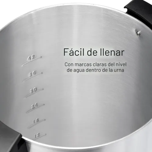 Miniatura 7 de Hamilton Beach Urna de café de 45 tazas y dispensador de bebidas calientes, color plateado