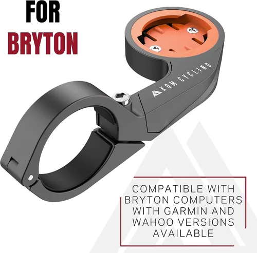 Miniatura 5 de KOM Cycling Soporte Bryton compatible con múltiples computadoras Bryton, incluyendo Bryton Ryder 15, 10, Aero 60, 310, 330, 410, 420 y The Rider 860