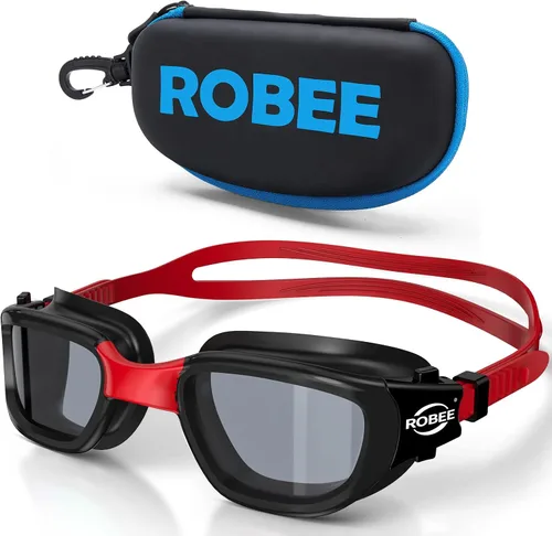 Miniatura 18 de Robee Gafas de natación, gafas de natación polarizadas para adultos, para hombres, mujeres y jóvenes, gafas de piscina de agua