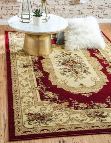 Miniatura 13 de Unique Loom Versailles Collection - Alfombra tradicional clásica con motivo floral, colección Versailles